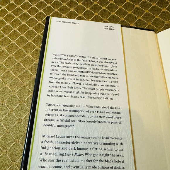 The Big Short: Inside the Doomsday Machine by Michael Lewis (English) Hardcover - Picture 3 of 3